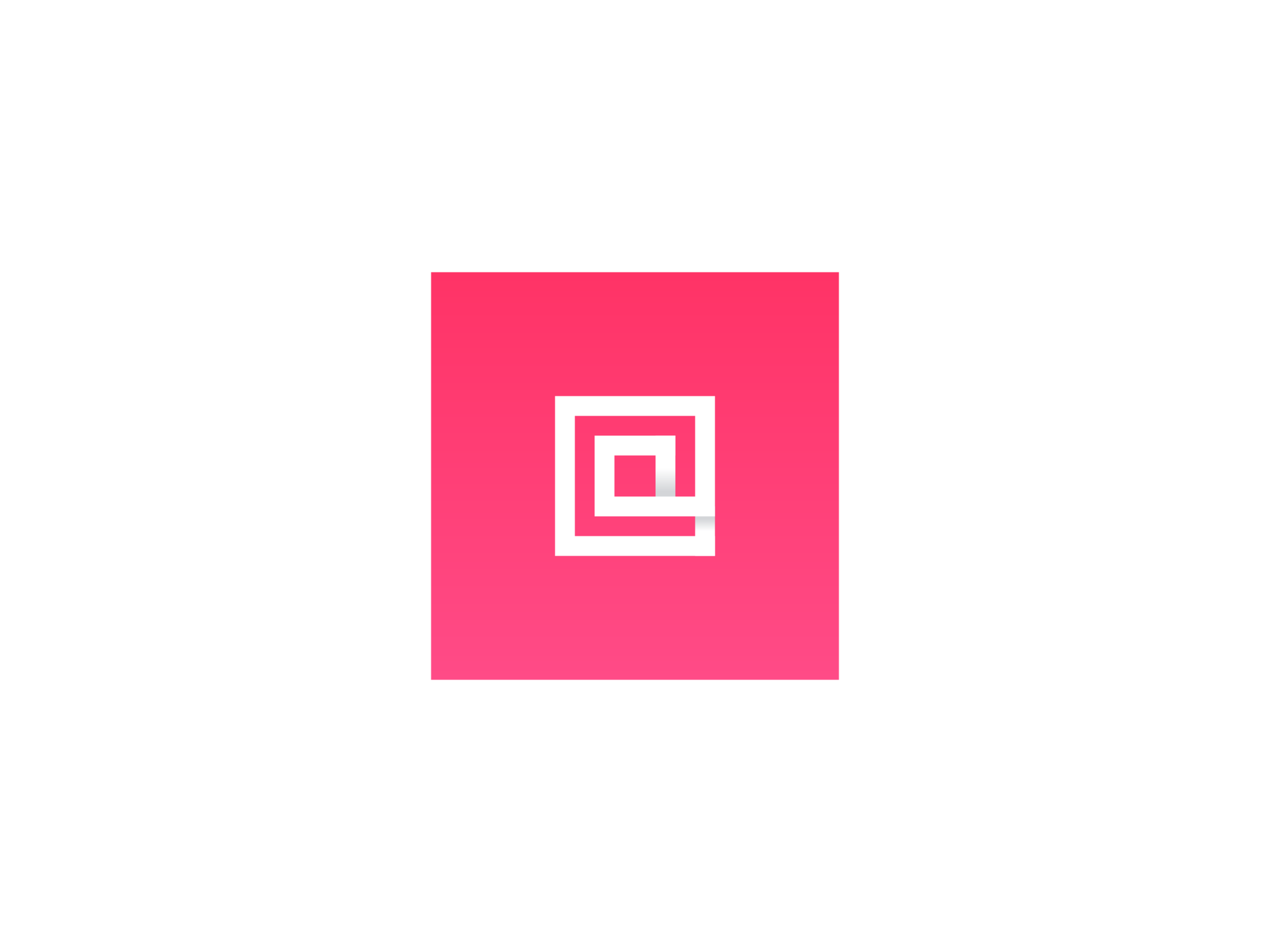 The final WW@SA logo, a white abstract @ symbol inside a pink square on black.